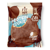 Печенье глазированное FitKit  Protein chocolate cookie 50г.