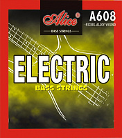 Комплект струн для бас-гитары A608(4)-M Medium, сталь/сплав никеля, 045-105