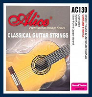 Комплект струн для классической 6-струнной гитары AC130-N, нейлон/посеребренная медь